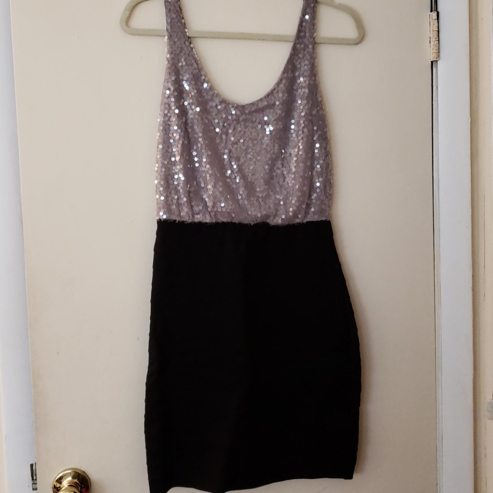 Express Sequin Top Dress
